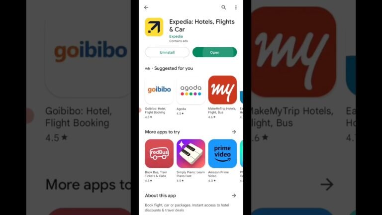 Expedia App Install