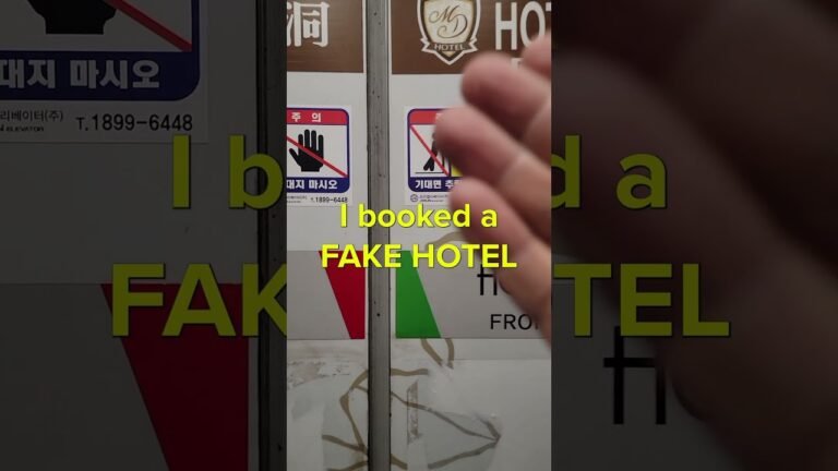 Fake hotel in South Korea #travel #expedia #southkorea