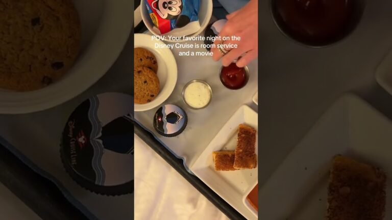 POV: 24 hour Disney Cruise room service