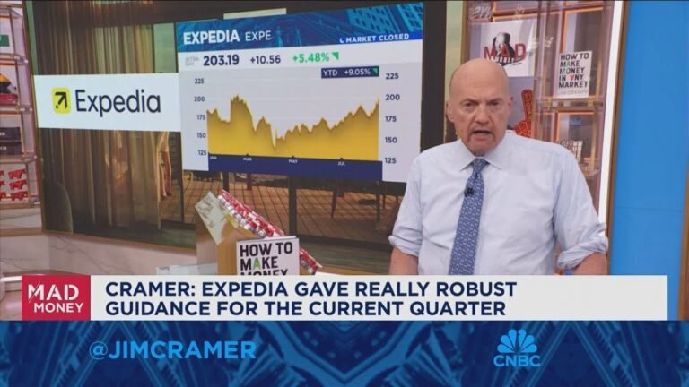 Expedia gave really robust guidance for the current quarter, says Jim Cramer