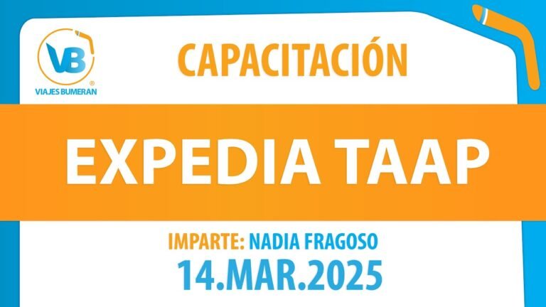 Capacitación Expedia TAAP 14-03-25