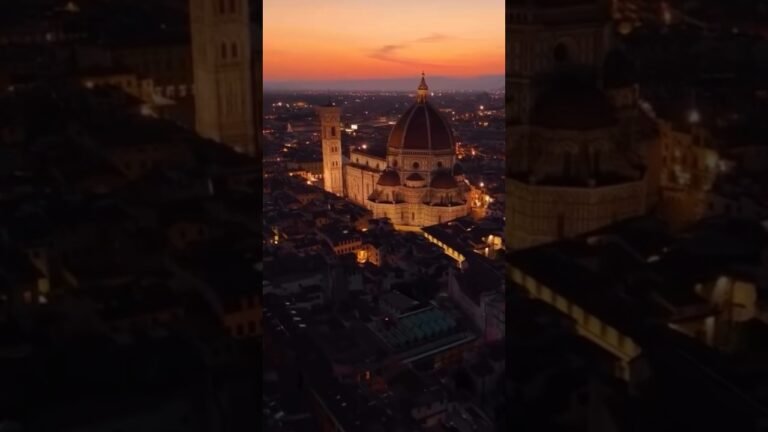 Florence At Night Feels Magical 🇮🇹 #travel #travelvlog #traveling #trip #vacation #travelshorts